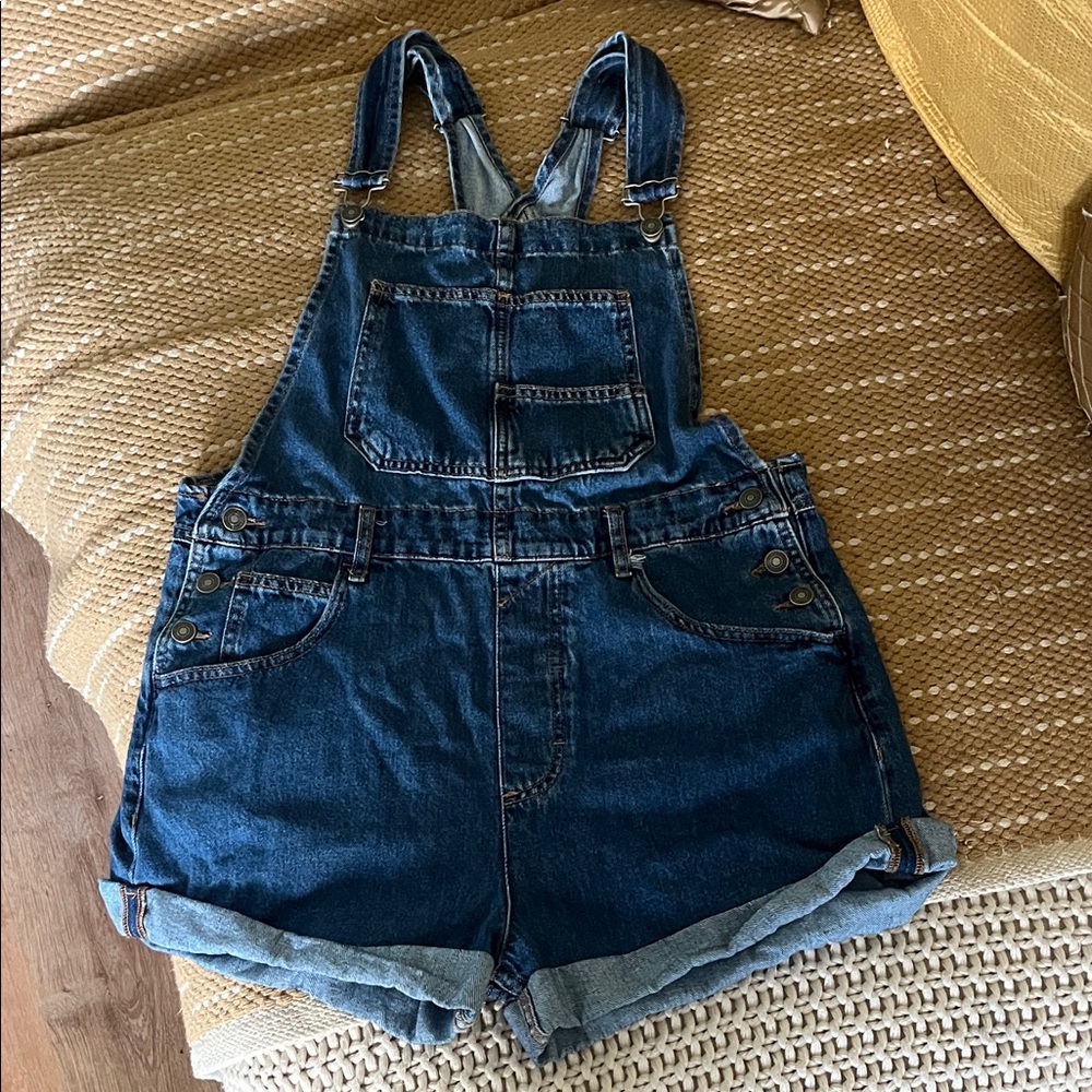 We The Free ziggy Blue Denim Overalls M
